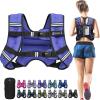 image:imageBAGAIL ComfortFit Weighted Vest for Woman Even Weight Distribution Faster Weight Loss NoChafe or Bounce for Walking amp Running with Detachable Phone Pouch amp Reflective Stripes Available 530lbsPurple
