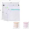image:imageBAGAIL Laundry Bags Mesh Wash Bag for Intimates Lingerie and Delicates4LPearl WhiteFine Mesh
