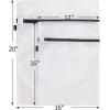 image:imageBAGAIL Laundry Bags Mesh Wash Bag for Intimates Lingerie and Delicates4LPearl WhiteFine Mesh
