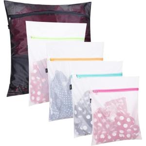 image:imageBAGAIL Laundry Bags Mesh Wash Bag for Intimates Lingerie and Delicates4LPearl WhiteFine Mesh
