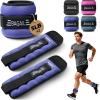 image:imageBAGAIL Ankle and Wrist Weights for Women amp Men 1 Pair 1246810 LBS Leg Weight with Sleek Design amp Secure Fit Arm Weighted Set for Walking Running Home Fitness amp Physical TherapyPurple