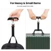 image:imageBAGAIL Digital Luggage Scale110lbs Hanging Baggage Scale with Backlit LCD DisplayPortable Suitcase Weighing ScaleTravel Luggage Weight Scale with HookStrong Straps for TravelersSilver with Temp