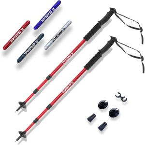 image:imageBAGAIL Trekking Poles Anti Shock Adjustable Hiking Walking AllAround Trail Poles with EVA Foam Handle