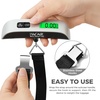image:imageBAGAIL Digital Luggage Scale 110lbs Hanging Baggage Scale with Backlit LCD Display Portable Suitcase Weighing Scale Travel Luggage Weight Scale with Hook Strong Straps for Travelers2  Ash Silver