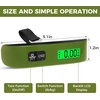 image:imageBAGAIL Digital Luggage Scale 110lbs Hanging Baggage Scale with Backlit LCD Display Portable Suitcase Weighing Scale Travel Luggage Weight Scale with Hook Strong Straps for TravelersOlive Green