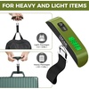 image:imageBAGAIL Digital Luggage Scale 110lbs Hanging Baggage Scale with Backlit LCD Display Portable Suitcase Weighing Scale Travel Luggage Weight Scale with Hook Strong Straps for TravelersOlive Green