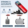 image:imageBAGAIL Digital Luggage Scale 110lbs Hanging Baggage Scale with Backlit LCD Display Portable Suitcase Weighing Scale Travel Luggage Weight Scale with Hook Strong Straps for TravelersDark Red Battery Free