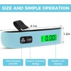 image:imageBAGAIL Digital Luggage Scale 110lbs Hanging Baggage Scale with Backlit LCD Display Portable Suitcase Weighing Scale Travel Luggage Weight Scale with Hook Strong Straps for TravelersMint