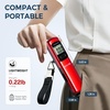 image:imageBAGAIL Digital Luggage Scale 110lbs Hanging Baggage Scale with Backlit LCD Display Portable Suitcase Weighing Scale Travel Luggage Weight Scale with Hook Strong Straps for TravelersDark Red Battery Free