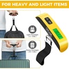 image:imageBAGAIL Digital Luggage Scale 110lbs Hanging Baggage Scale with Backlit LCD Display Portable Suitcase Weighing Scale Travel Luggage Weight Scale with Hook Strong Straps for TravelersYellow
