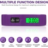 image:imageBAGAIL Digital Luggage Scale 110lbs Hanging Baggage Scale with Backlit LCD Display Portable Suitcase Weighing Scale Travel Luggage Weight Scale with Hook Strong Straps for TravelersPurple