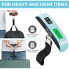 image:imageBAGAIL Digital Luggage Scale 110lbs Hanging Baggage Scale with Backlit LCD Display Portable Suitcase Weighing Scale Travel Luggage Weight Scale with Hook Strong Straps for TravelersMint