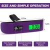 image:imageBAGAIL Digital Luggage Scale 110lbs Hanging Baggage Scale with Backlit LCD Display Portable Suitcase Weighing Scale Travel Luggage Weight Scale with Hook Strong Straps for TravelersPurple