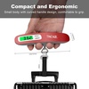 image:imageBAGAIL Digital Luggage Scale 110lbs Hanging Baggage Scale with Backlit LCD Display Portable Suitcase Weighing Scale Travel Luggage Weight Scale with Hook Strong Straps for TravelersBright red