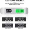 image:imageBAGAIL Digital Luggage Scale 110lbs Hanging Baggage Scale with Backlit LCD Display Portable Suitcase Weighing Scale Travel Luggage Weight Scale with Hook Strong Straps for TravelersAsh Silver