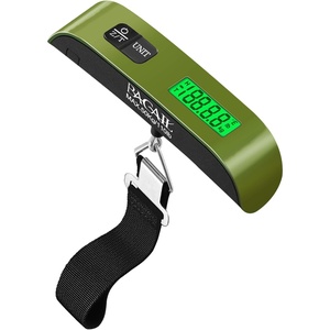 image:imageBAGAIL Digital Luggage Scale 110lbs Hanging Baggage Scale with Backlit LCD Display Portable Suitcase Weighing Scale Travel Luggage Weight Scale with Hook Strong Straps for TravelersOlive Green