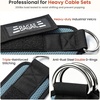 image:imageBAGAIL Ankle Straps for Cable Machines 2 Pack Double DRing Ankle Cuffs with Extra Thick Padding Adjustable Fit for Women amp Men Glute Kickbacks Hip Abductors amp Leg Curls Includes Mesh BagBlue