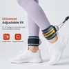 image:imageBAGAIL Ankle Straps for Cable Machines 2 Pack Double DRing Ankle Cuffs with Extra Thick Padding Adjustable Fit for Women amp Men Glute Kickbacks Hip Abductors amp Leg Curls Includes Mesh BagBlue