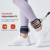 image:imageBAGAIL Ankle Straps for Cable Machines 2 Pack Double DRing Ankle Cuffs with Extra Thick Padding Adjustable Fit for Women amp Men Glute Kickbacks Hip Abductors amp Leg Curls Includes Mesh BagPurple